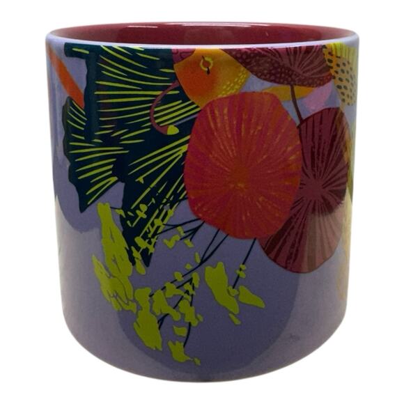 Starbucks Purple Jelly Fish Mug With Brick Red Interior 2023 - Picture 2 of 7